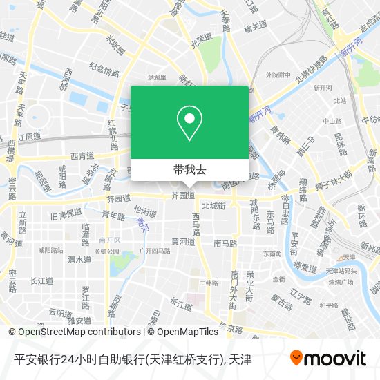 平安银行24小时自助银行(天津红桥支行)地图