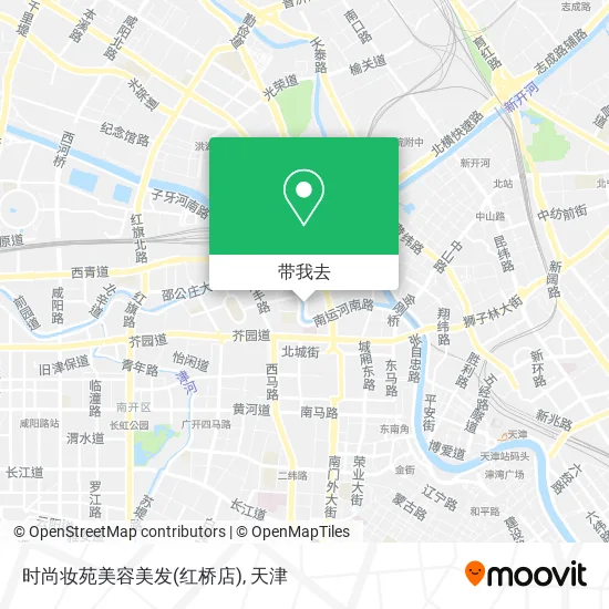 时尚妆苑美容美发(红桥店)地图