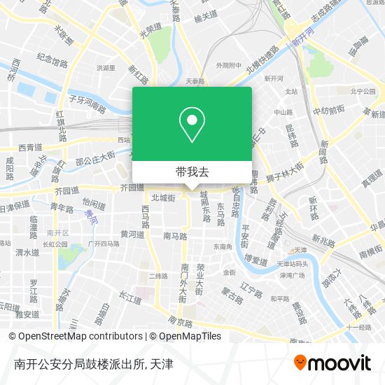 南开公安分局鼓楼派出所地图