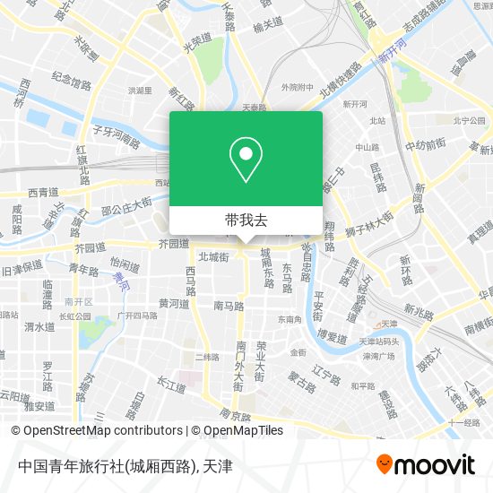 中国青年旅行社(城厢西路)地图