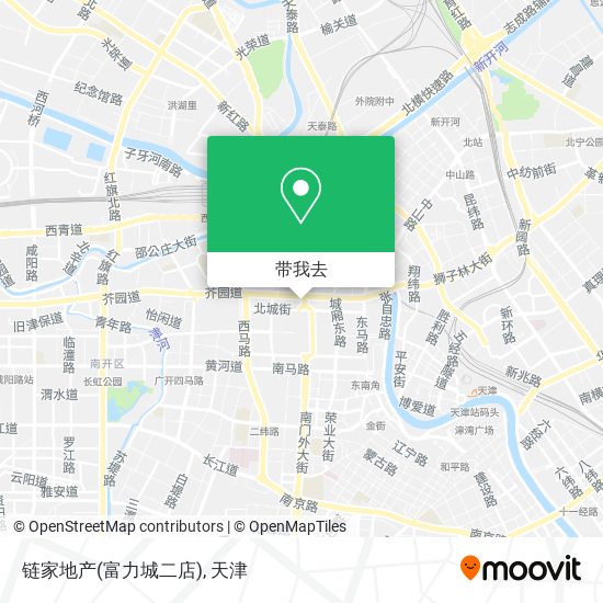 链家地产(富力城二店)地图