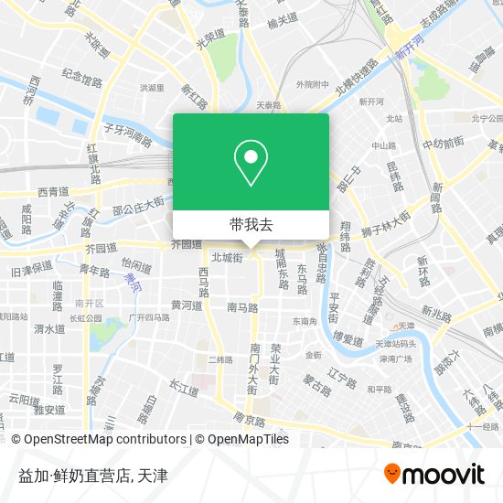益加·鲜奶直营店地图