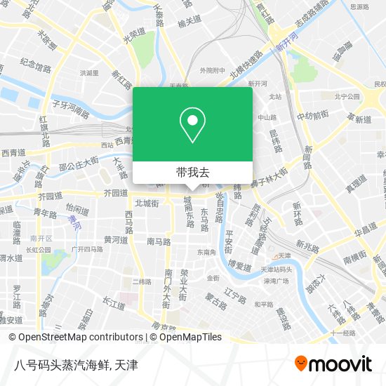 八号码头蒸汽海鲜地图