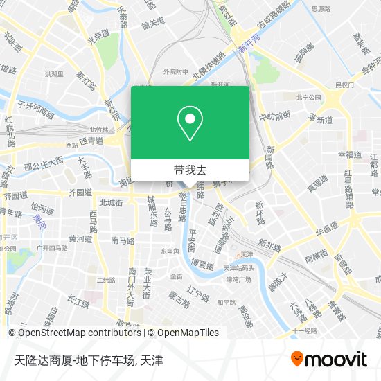 天隆达商厦-地下停车场地图