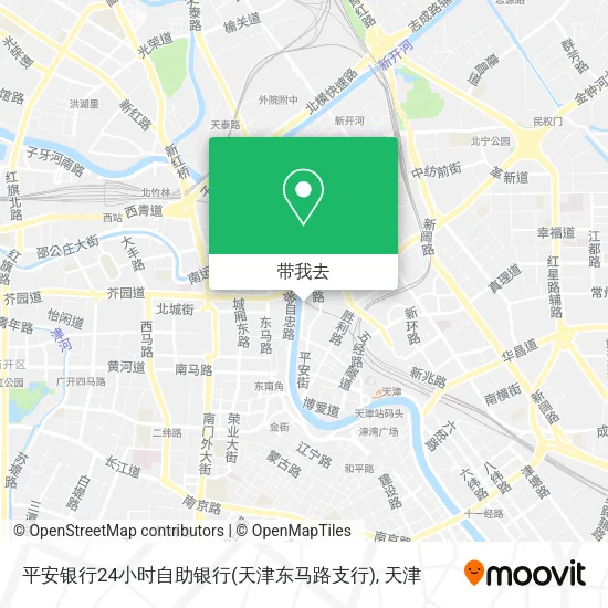 平安银行24小时自助银行(天津东马路支行)地图