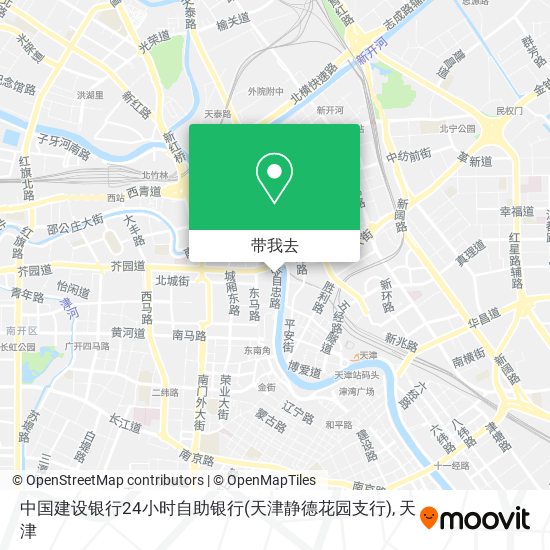 中国建设银行24小时自助银行(天津静德花园支行)地图