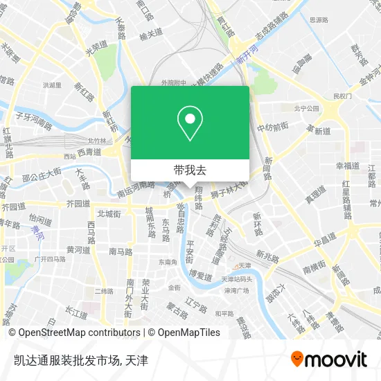 凯达通服装批发市场地图