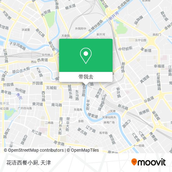 花语西餐小厨地图