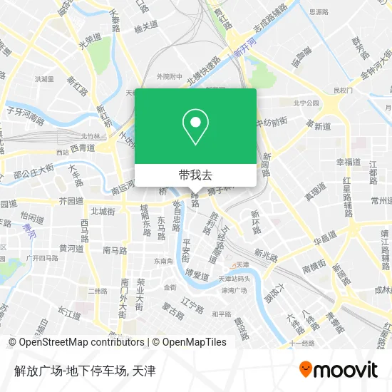 解放广场-地下停车场地图