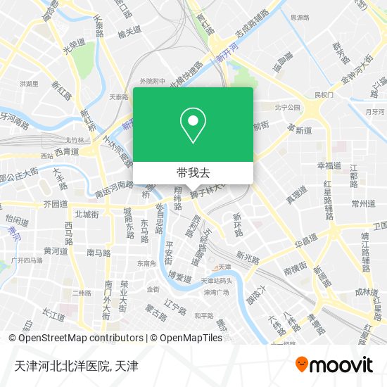 天津河北北洋医院地图