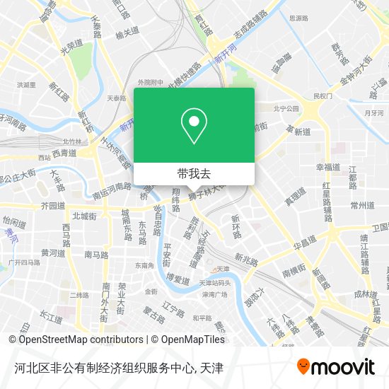 河北区非公有制经济组织服务中心地图