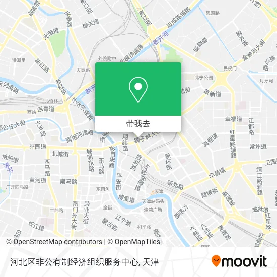 河北区非公有制经济组织服务中心地图