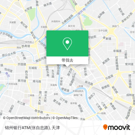 锦州银行ATM(张自忠路)地图