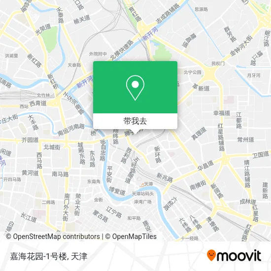 嘉海花园-1号楼地图
