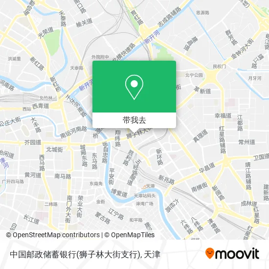中国邮政储蓄银行(狮子林大街支行)地图