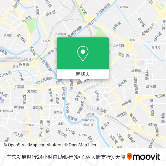 广东发展银行24小时自助银行(狮子林大街支行)地图