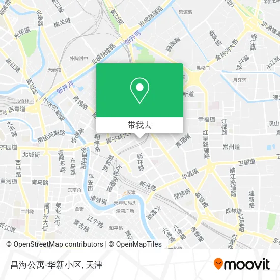 昌海公寓-华新小区地图