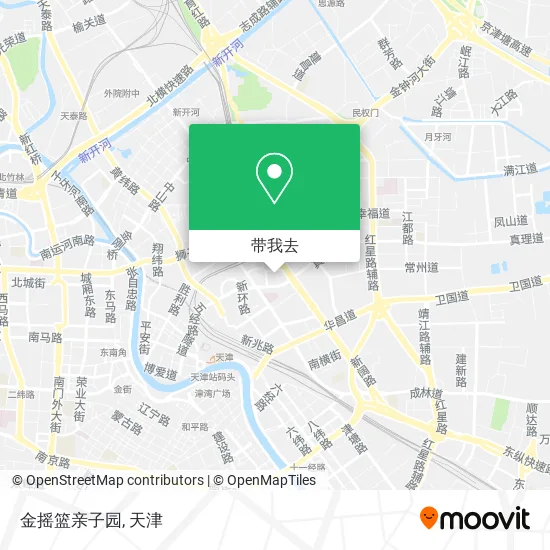 金摇篮亲子园地图