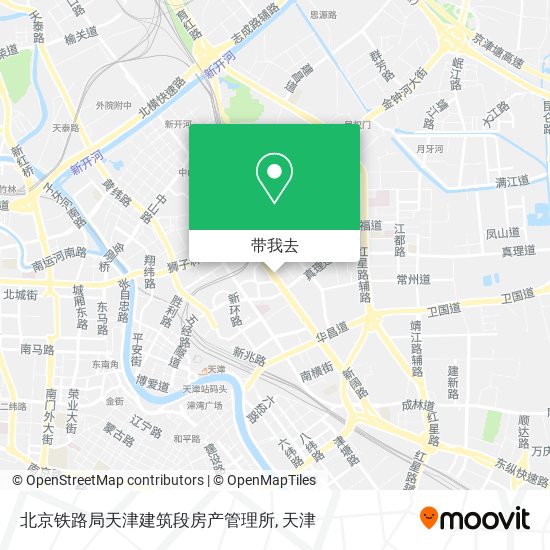 北京铁路局天津建筑段房产管理所地图