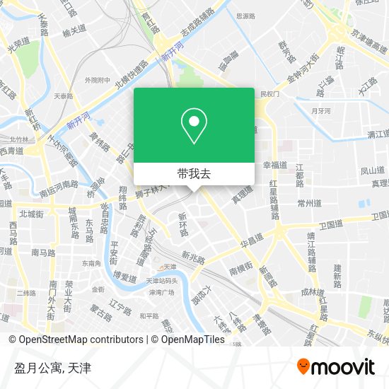 盈月公寓地图