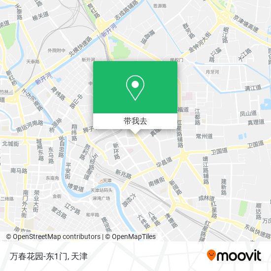 万春花园-东1门地图