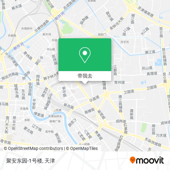 聚安东园-1号楼地图