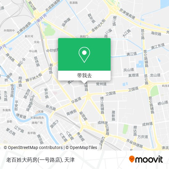 老百姓大药房(一号路店)地图