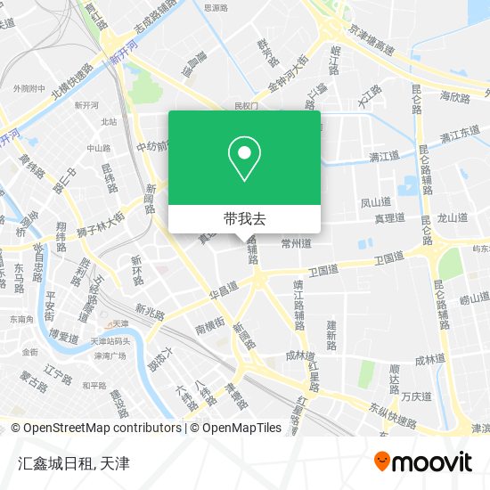 汇鑫城日租地图