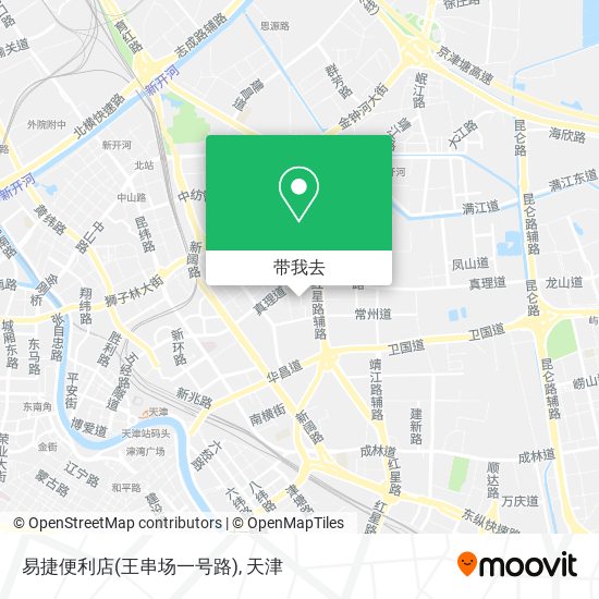 易捷便利店(王串场一号路)地图