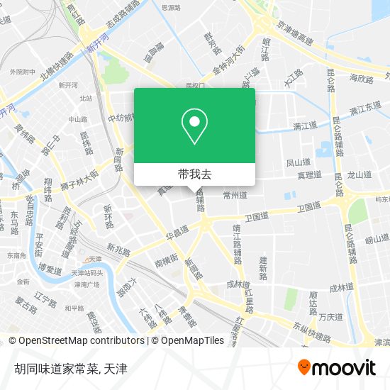 胡同味道家常菜地图