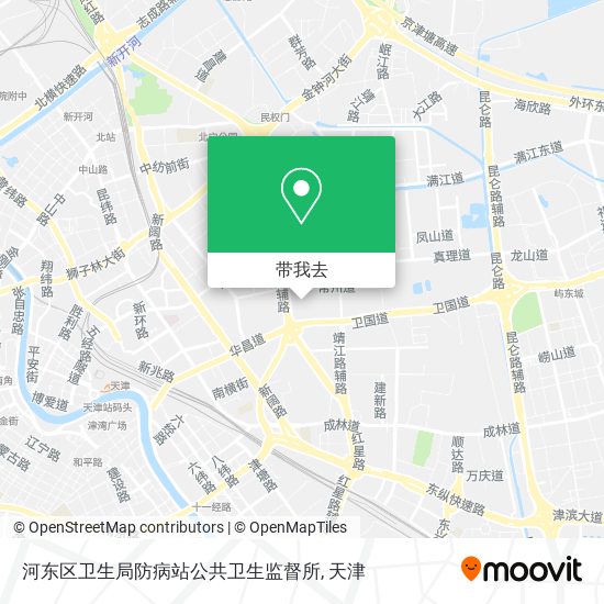 河东区卫生局防病站公共卫生监督所地图