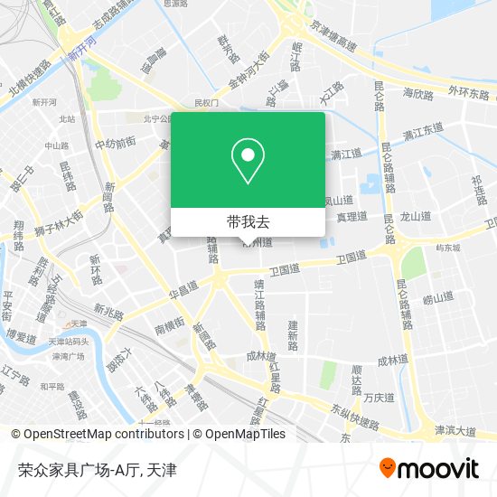 荣众家具广场-A厅地图