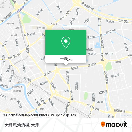 天津潮汕酒楼地图