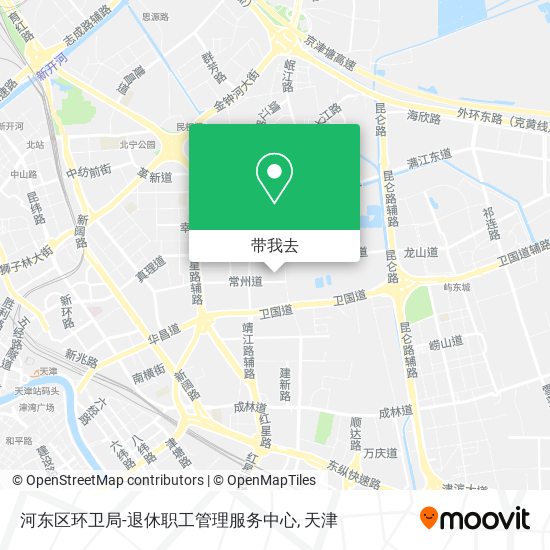 河东区环卫局-退休职工管理服务中心地图