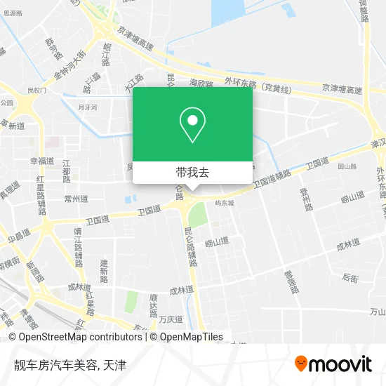 靓车房汽车美容地图