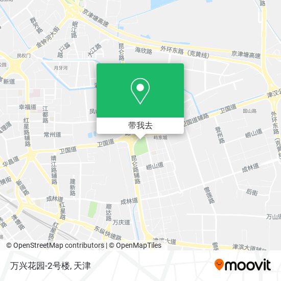 万兴花园-2号楼地图