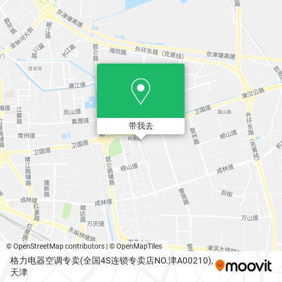 格力电器空调专卖(全国4S连锁专卖店NO.津A00210)地图