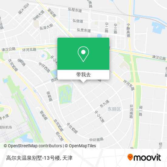 高尔夫温泉别墅-13号楼地图