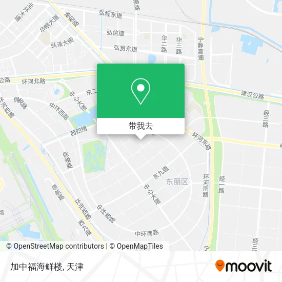加中福海鲜楼地图