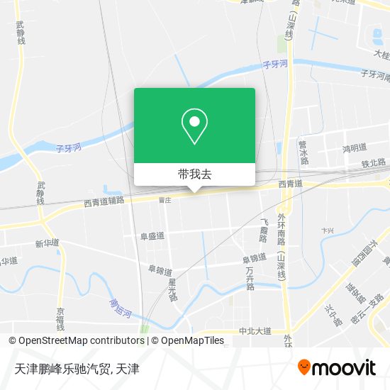 天津鹏峰乐驰汽贸地图