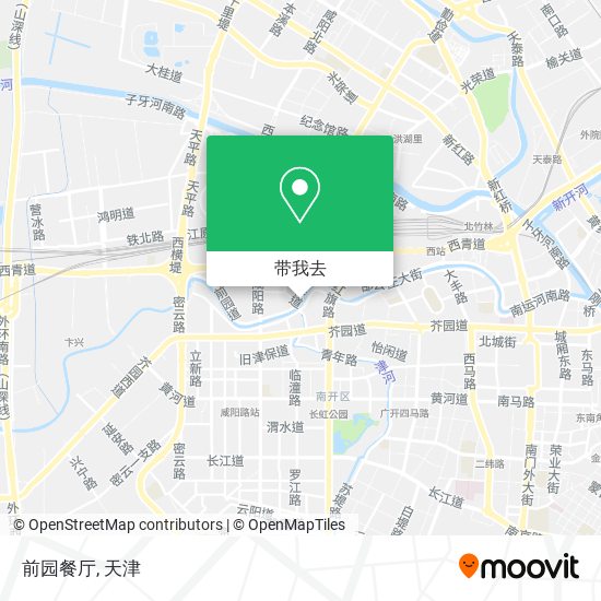 前园餐厅地图