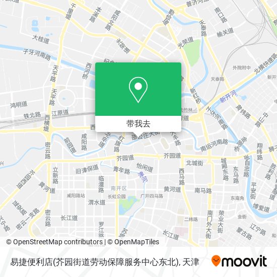 易捷便利店(芥园街道劳动保障服务中心东北)地图