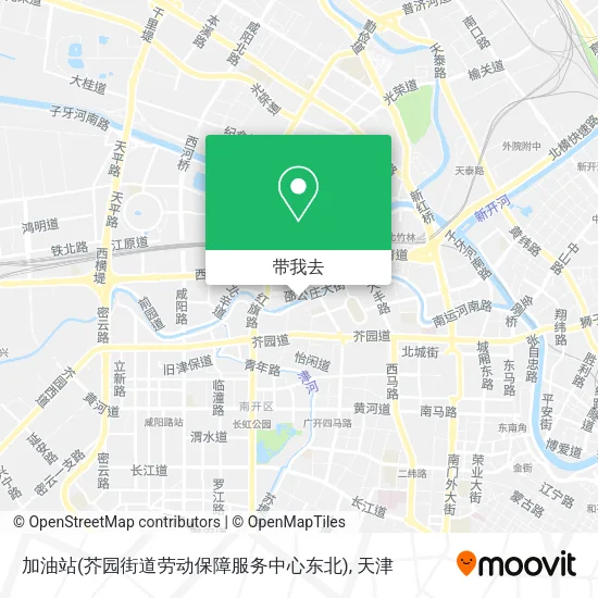 加油站(芥园街道劳动保障服务中心东北)地图