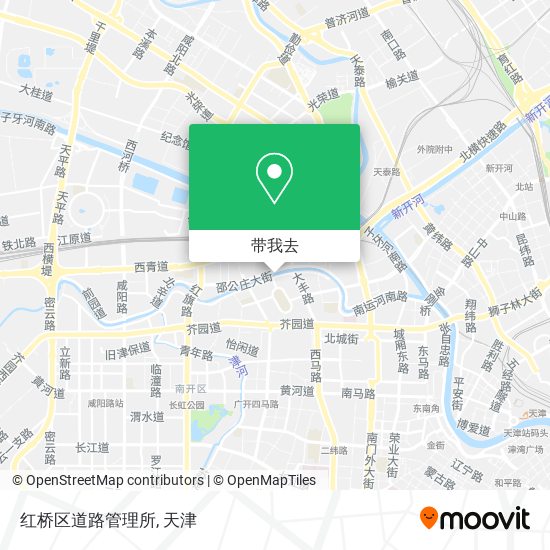 红桥区道路管理所地图