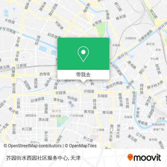芥园街水西园社区服务中心地图