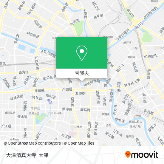 天津清真大寺地图