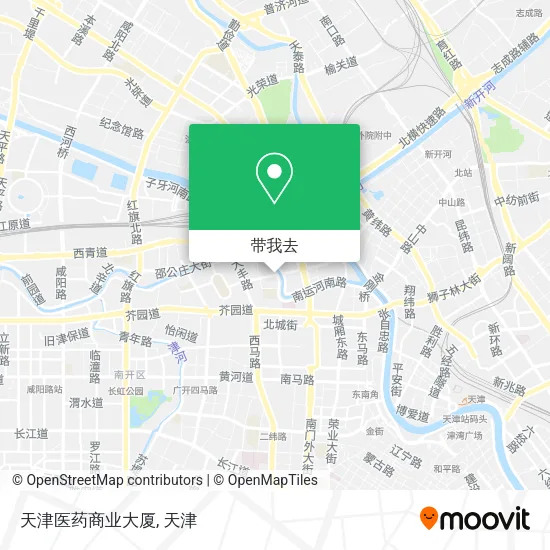 天津医药商业大厦地图