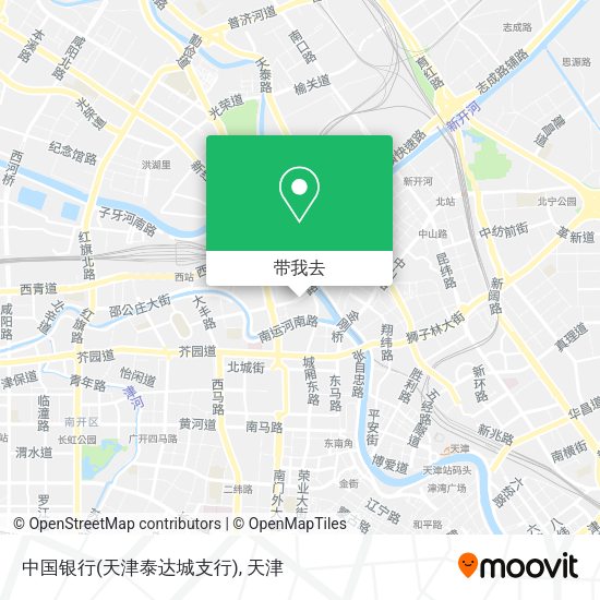 中国银行(天津泰达城支行)地图