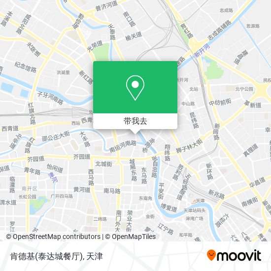 肯德基(泰达城餐厅)地图