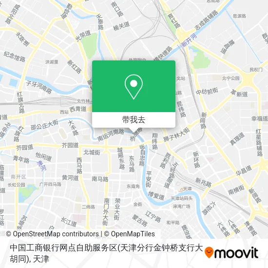 中国工商银行网点自助服务区(天津分行金钟桥支行大胡同)地图